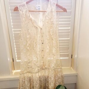 Tracy Reese Metallic Silk Dress